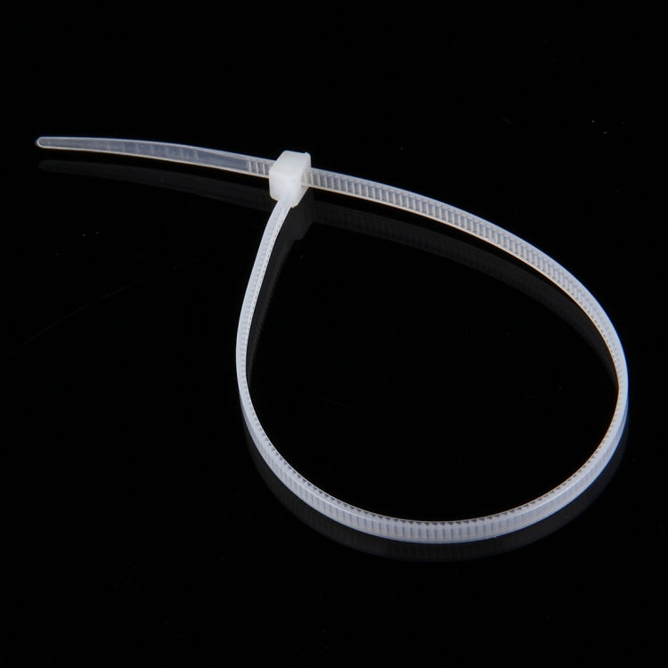 500 PCS 3 x 150mm Self-Locking Nylon Cable Wire Zip Ties, 3mm x 150mm White