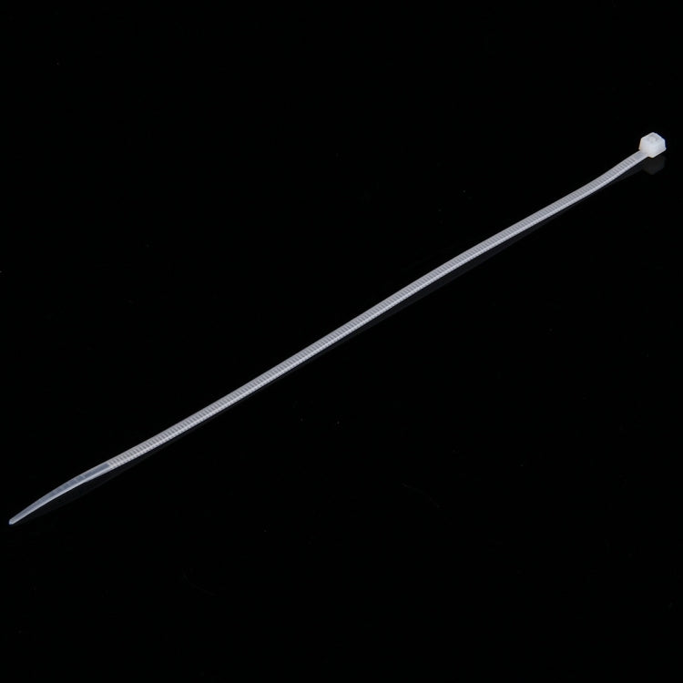 500 PCS 3 x 150mm Self-Locking Nylon Cable Wire Zip Ties, 3mm x 150mm White