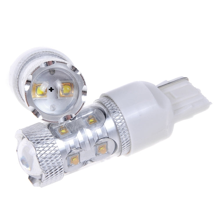 2 PCS 7440 650 Lumen 50W 10-3535-LEDs 6500K White Light Car Brake Light, DC 12-24V, 7440