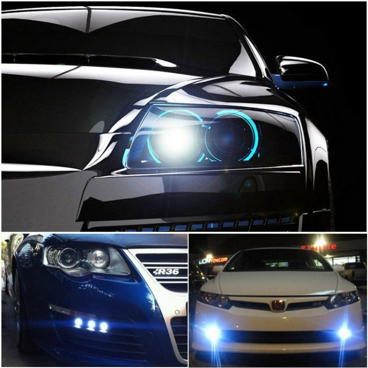 2 PCS 22.5mm 2W 200LM White + Yellow Light 4 LED SMD 5630 Eagle Eye Car Steering Light Daytime Running Light, 0