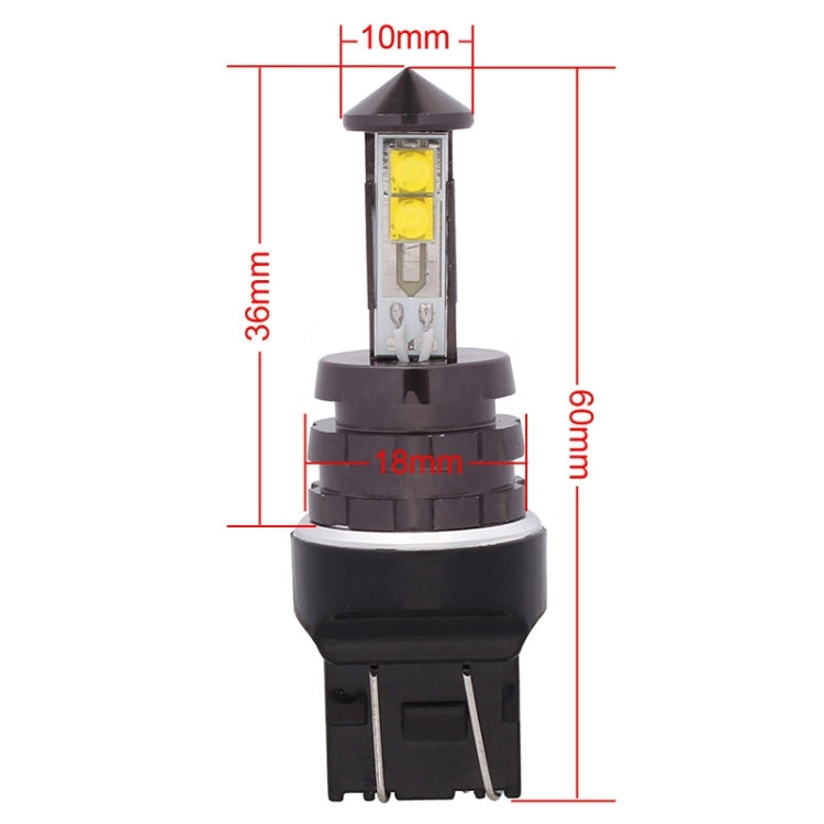 T20 7443 20W 800LM White Light 4 CREE XT-E LED Car Brake Light Daytime Running Light Bulb, DC 12-24V, 7443