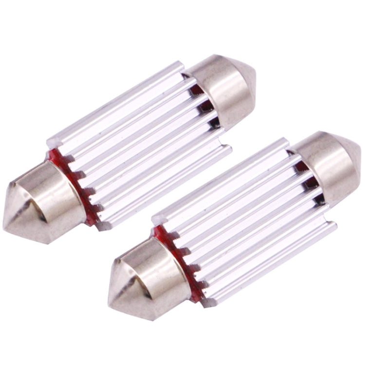 2 PCS 36mm 3.5W 180LM White Light 12 LED SMD 4014 CANBUS License Plate Reading Lights Car Light Bulb, 3.5W 36mm