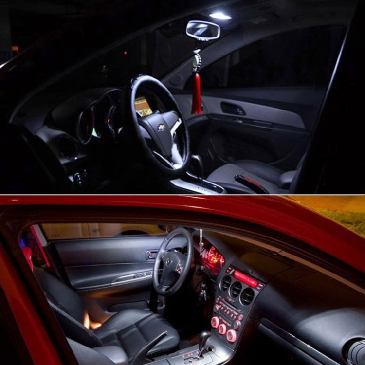 2 PCS 36mm 3.5W 180LM White Light 12 LED SMD 4014 CANBUS License Plate Reading Lights Car Light Bulb, 3.5W 36mm
