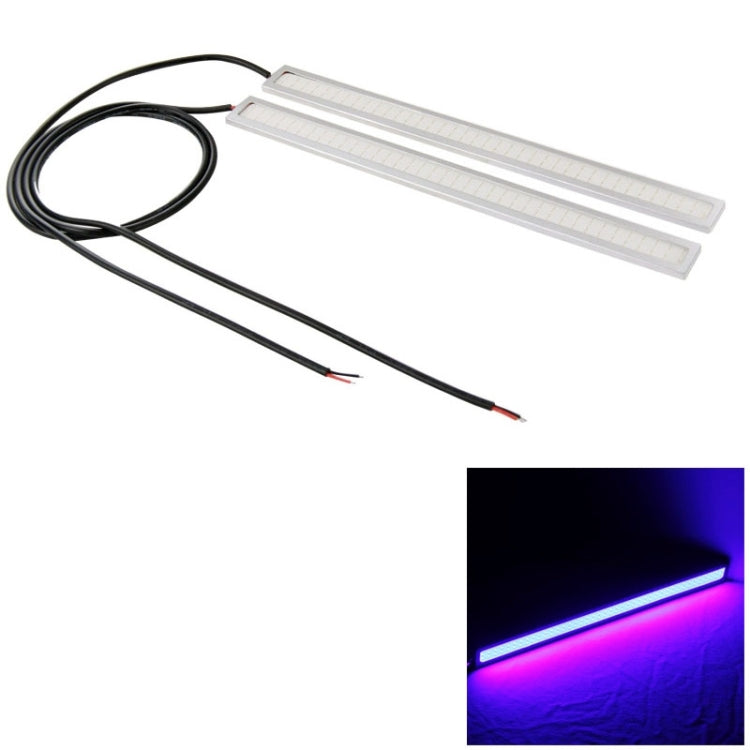 2 PCS 6W*2 DRL LED Blue Light Bar Car Light Source Waterproof Daytime Running Lights, DC 12V, NCD-17S Blue Light