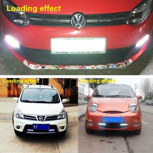 2 PCS 6W*2 DRL LED Blue Light Bar Car Light Source Waterproof Daytime Running Lights, DC 12V, NCD-17S Blue Light