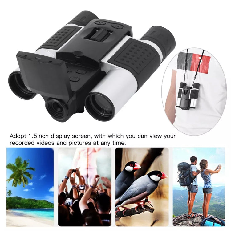 DB618B 10X25 Zoom 10mm Objective Lens HD 1280x960P 1.5 inch LCD Screen Binocular Telescope Digital Camera