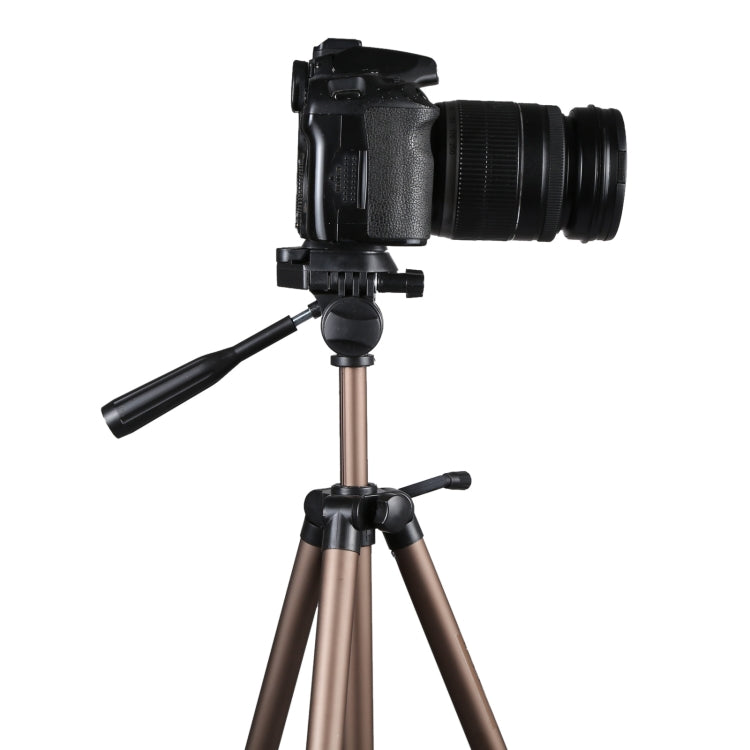 Portable Tripod Stand for Digital Cameras, 4-Section Aluminum Legs with Brace, WT3150 4 Section