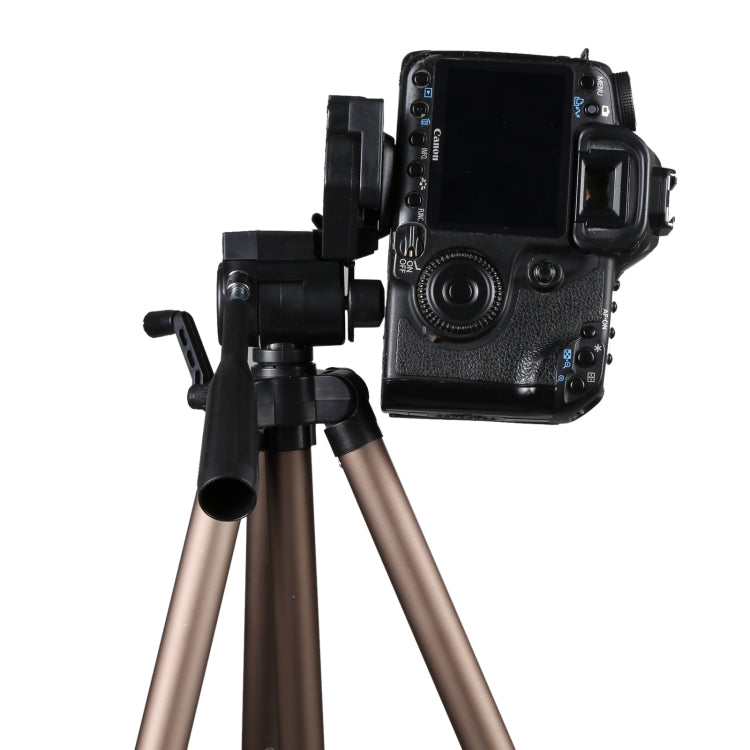 Portable Tripod Stand for Digital Cameras, 4-Section Aluminum Legs with Brace, WT3150 4 Section