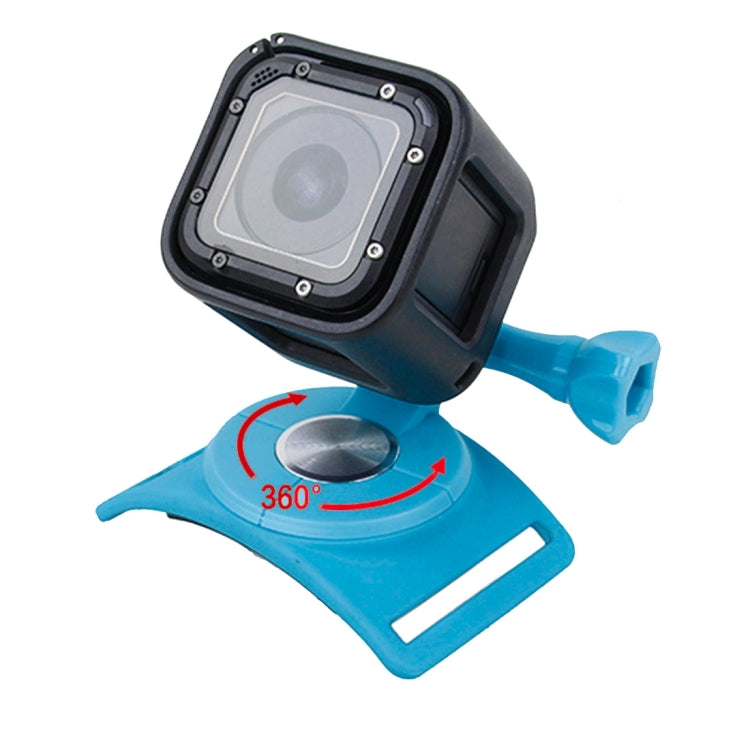 حامل TMC HR357 دوار 360 درجة مع أحزمة لكاميرات GoPro وInsta360 وDJI وكاميرات الحركة الأخرى، حامل مع أحزمة (أزرق)، حامل مع أحزمة (أخضر)