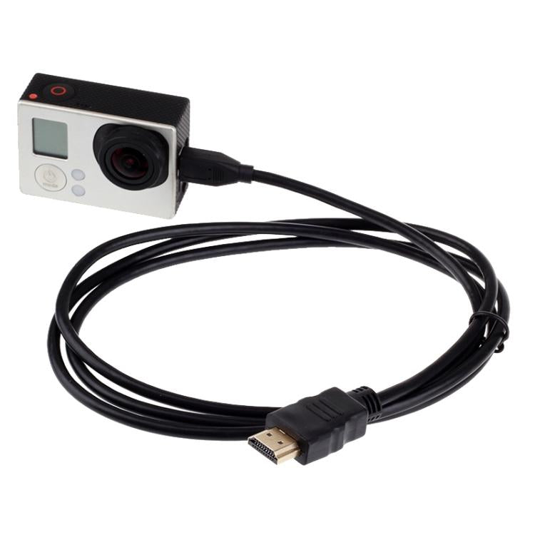 كابل فيديو HDMI إلى Micro HDMI بدقة 1080 بكسل XM46 لجهاز Xiaomi Xiaoyi، الطول: 1.5 متر