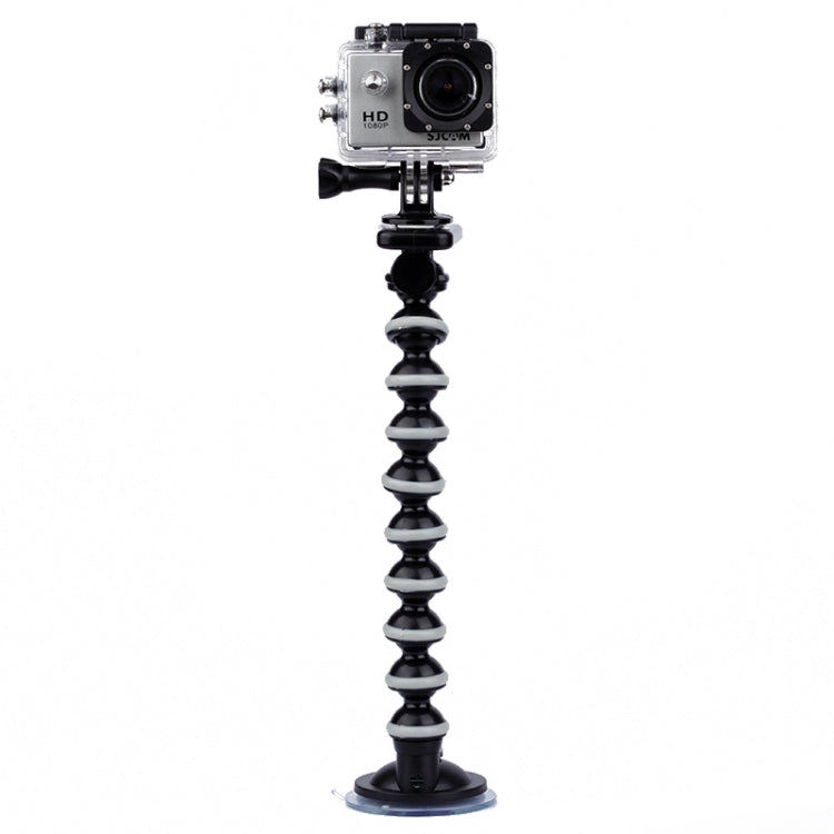 Steering Car Glass Suction Cup Mount for PULUZ Action Sports Cameras Jaws Flex Clamp Mount for GoPro, Insta360, DJI and Other Action Cameras, Suction Cup Mount