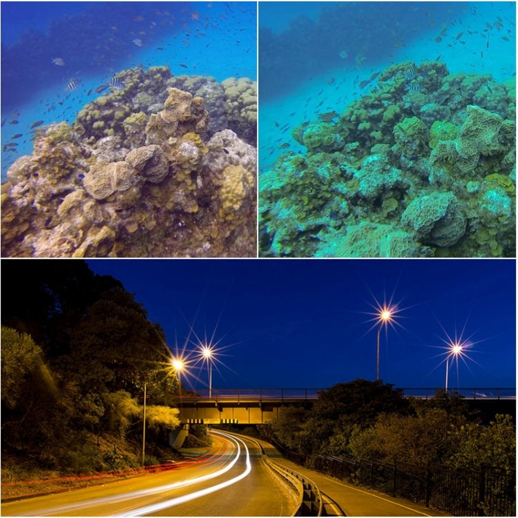 فلتر غوص قياسي لكاميرا GoPro HERO5 Session /4 Session، فلتر غوص (أصفر)، فلتر غوص (أحمر)، فلتر غوص (أرجواني)
