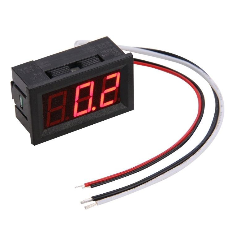 جهاز قياس التيار الرقمي C27D بشاشة LED خضراء، 0-10 أمبير تيار مستمر، S-DT-0531G، S-DT-0531L، S-DT-0531R