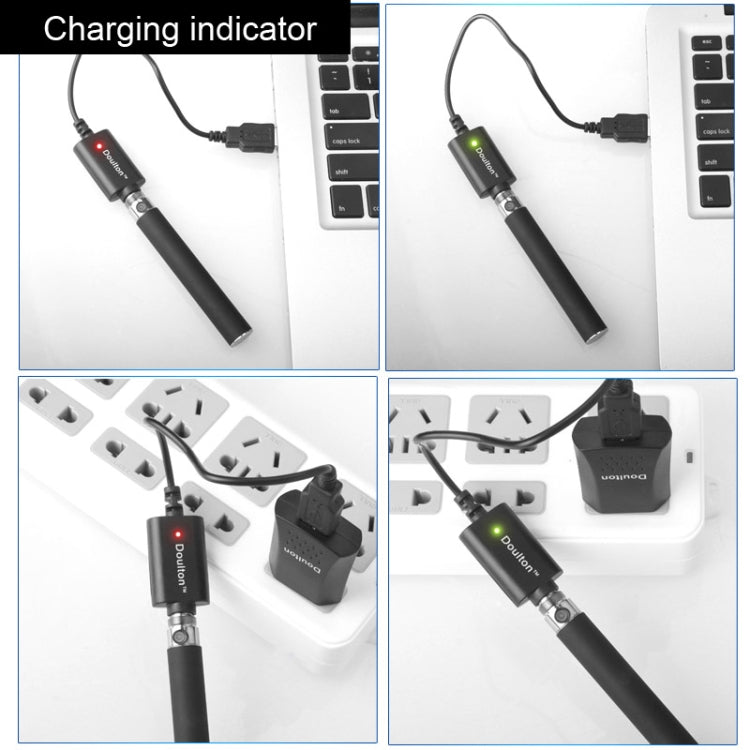 CE4S 900mAh Single Rod Quit Smoking USB Rechargeable Electronic Cigarettes with 1.6mL Detachable Atomizer