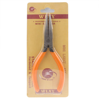 WL-18 Mini Jeweler Flat Nose Pliers Hand Tool with Soft Grips, S-ETP-0111, S-ETP-0111RG