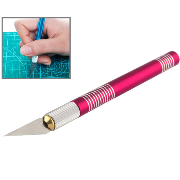 WLXY-9311, WLXY Tool Precision Knife with Replaceable Blade for Mat Cutting / Model Making / Etching / Carving / Scoring / Trimming, OAL: 145mm, Size: 121mm x 10mm Diameter, WLXY-9311 Red, WLXY-9311, WLXY-9311 Blue