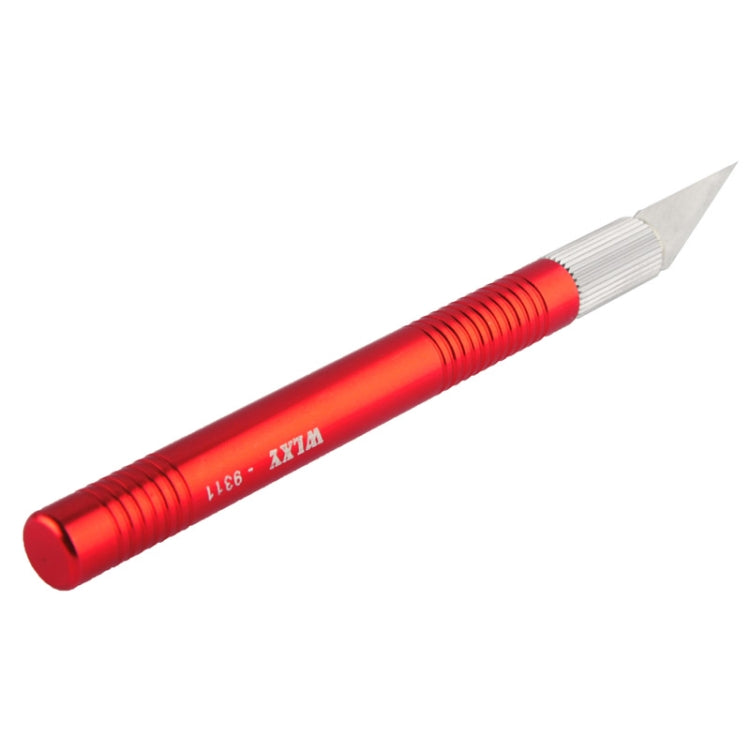 WLXY-9311, WLXY Tool Precision Knife with Replaceable Blade for Mat Cutting / Model Making / Etching / Carving / Scoring / Trimming, OAL: 145mm, Size: 121mm x 10mm Diameter, WLXY-9311 Red, WLXY-9311, WLXY-9311 Blue