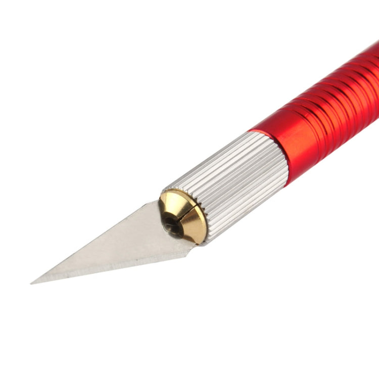 WLXY-9311, WLXY Tool Precision Knife with Replaceable Blade for Mat Cutting / Model Making / Etching / Carving / Scoring / Trimming, OAL: 145mm, Size: 121mm x 10mm Diameter, WLXY-9311 Red, WLXY-9311, WLXY-9311 Blue