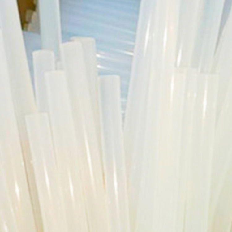 10 PCS Practical Transparent White Hot Melt Glue Stick, Size: 270 x 7mm, 270 x 7mm