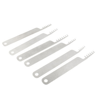 6 x All-purpose Key Padlock Openers Ring Latch Opener Tools Lock Openers, Lock Openers
