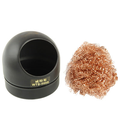 Soldering Iron Tip Cleaner (Tip Cleaning Wire + Base), Soldering Iron Cleaner