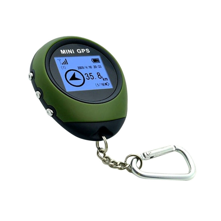 Keychain Handheld Mini GPS Navigation USB Rechargeable Location Finder Tracker for Outdoor Travel(Green), Keychain Tracker
