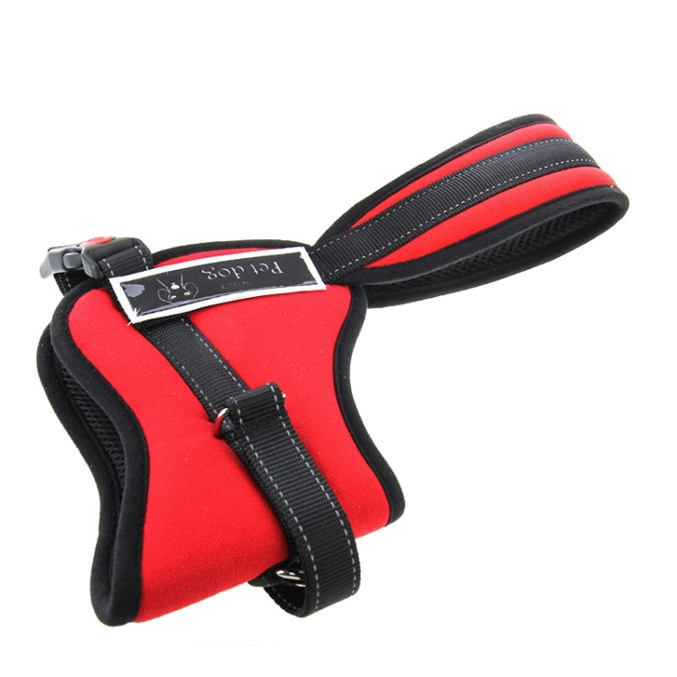 Soft Thicken Pet Chest Suspenders Dog Traction Rope, Size: M (50-65cm), Size: M (50-65cm)(Red), Size: M (50-65cm)(Army Green), Size: M (50-65cm)(Black)