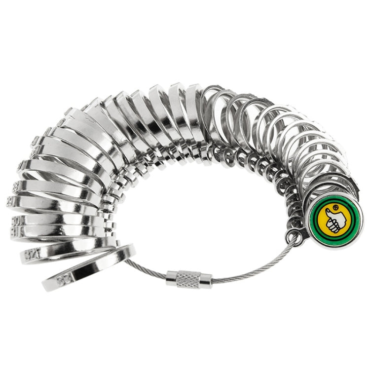 Metal Titanium Ring Sizer Mandrel Finger Sizing Stick, HK Size: 1-33, E
