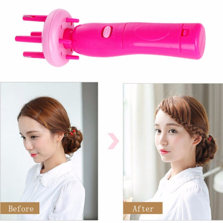 أداة تصفيف الشعر الكهربائية Braid X-press DIY، أداة تصفيف الشعر الملتوية المحبوكة، أداة تصفيف الشعر السريعة للنساء