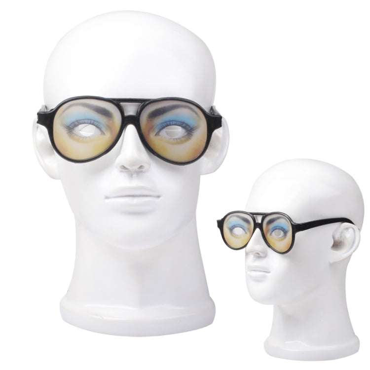 Plastic Funny Joke Glasses with Black Frame, Joke Glasses