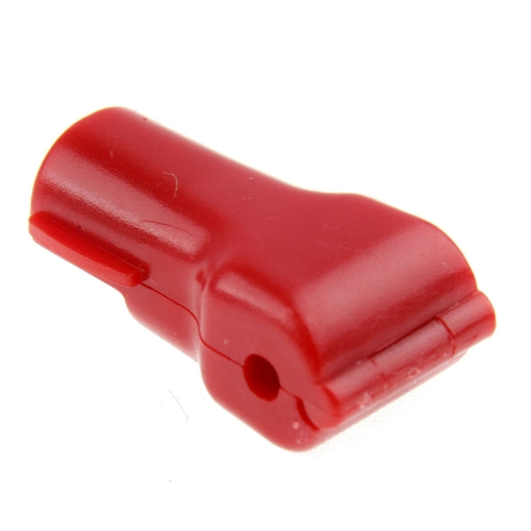 12 PCS Red ABS Display Hook / Security Lock Hook, 6.0mm Lock Hook Red, 5.0mm Lock Hook Red