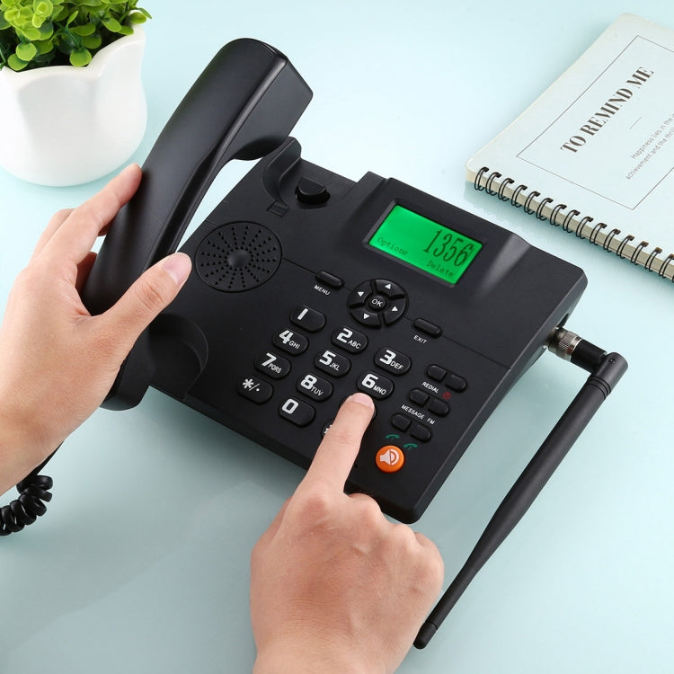 هاتف أعمال ZT600S لاسلكي ثابت بشاشة TFT مقاس 2.4 بوصة، رباعي النطاق: GSM 850/900/1800/1900 ميجا هرتز، ZT600S