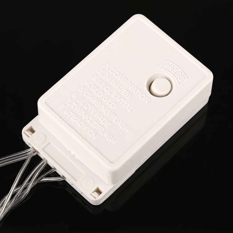 100 LED Light with Controller, Flashing / Fading / Chasing Effect, AC 220V, EU Plug, White Light, Red Light, Orange Light, Blue Light, Pink Light, Purple Light, Yellow Light, Green Light