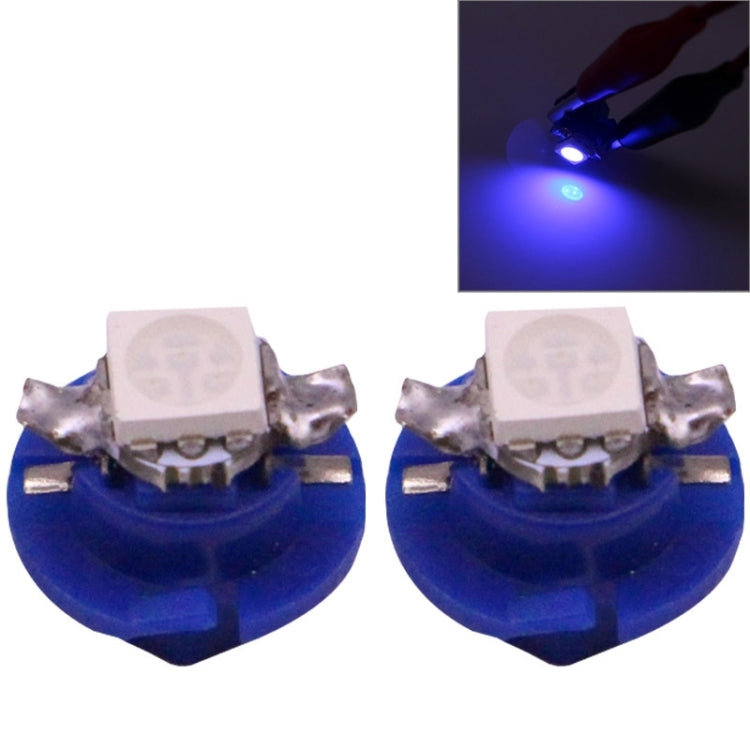 قطعتان من مصباح إضاءة لوحة القيادة B8.4 0.2 واط 12 لومن 1 LED SMD 5050 LED، مصباح إضاءة لوحة القيادة للسيارات، تيار مستمر 12 فولت، 0.2 واط B8.4