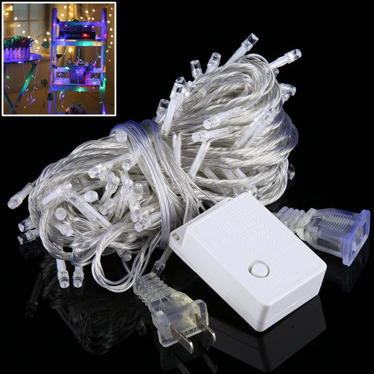 100 LEDs with End Joint & 8 Display Modes Controller for Christmas Party, AC 110V, US Plug, 100 LEDs AC 110V(White Light), 100 LEDs AC 110V(Red Light), 100 LEDs AC 110V(White Light+Blue Light), 100 LEDs AC 110V(Pink Light), 100 LEDs AC 110V(Blue Light)...