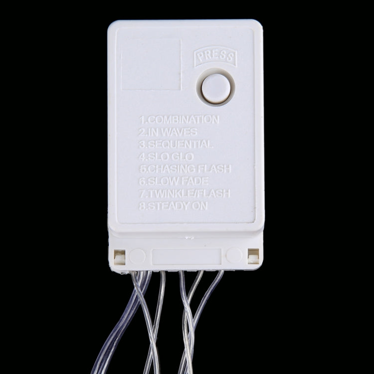 100 LEDs with End Joint & 8 Display Modes Controller for Christmas Party, AC 110V, US Plug, 100 LEDs AC 110V(White Light), 100 LEDs AC 110V(Red Light), 100 LEDs AC 110V(White Light+Blue Light), 100 LEDs AC 110V(Pink Light), 100 LEDs AC 110V(Blue Light)...