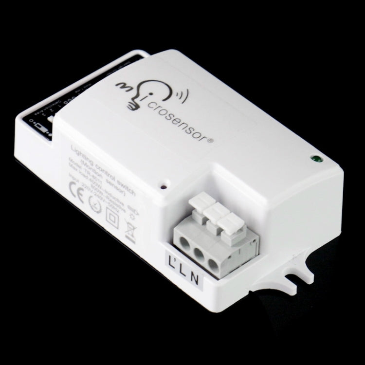 TR-8011 مستشعر التحكم في الإضاءة تيار متردد 220-240 فولت، مفتاح DIP للإضاءة التلقائية، نطاق الكشف: 10 أمتار