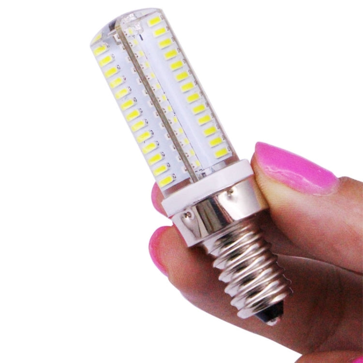 104 LED SMD 3014, White Light, AC 220V, E14 220V White Light, E14 220V Warm White