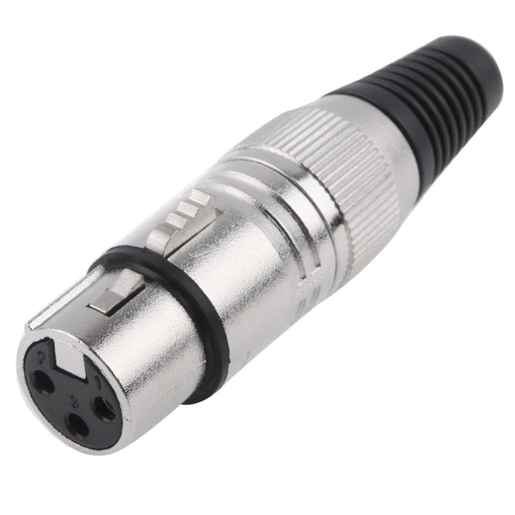 محول موصل ميكروفون بمقبس XLR أنثى ثلاثي السنون، أنثى