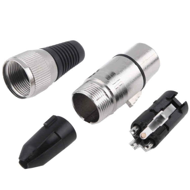 محول موصل ميكروفون بمقبس XLR أنثى ثلاثي السنون، أنثى