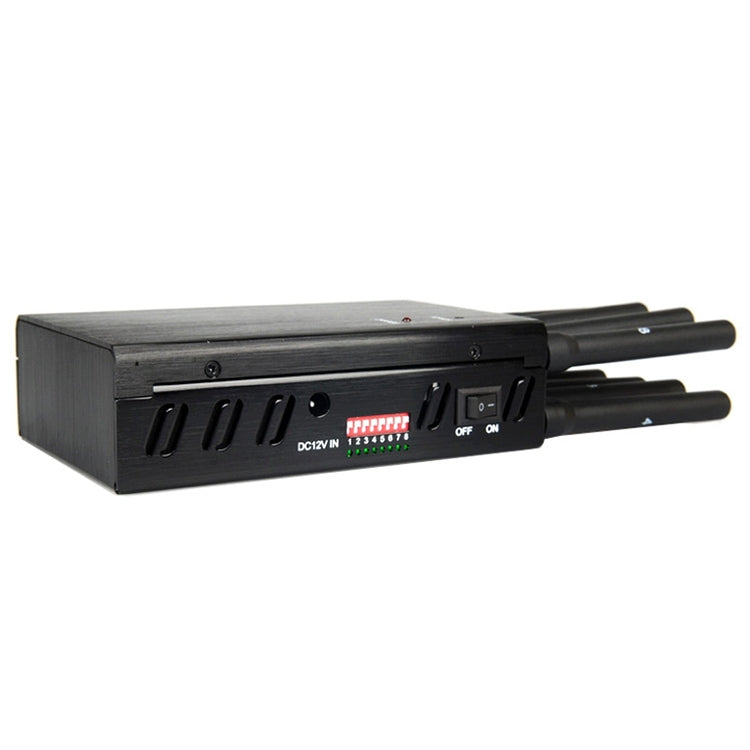 عازل إشارة الهاتف المحمول JAX-121A-8 GSM / DCS / WiFi / 3G / 4G / GPS / LOJACK، التغطية: 20 مترًا، GSM / DCS / WiFi / 3G / 4G / GPS / LOJACK