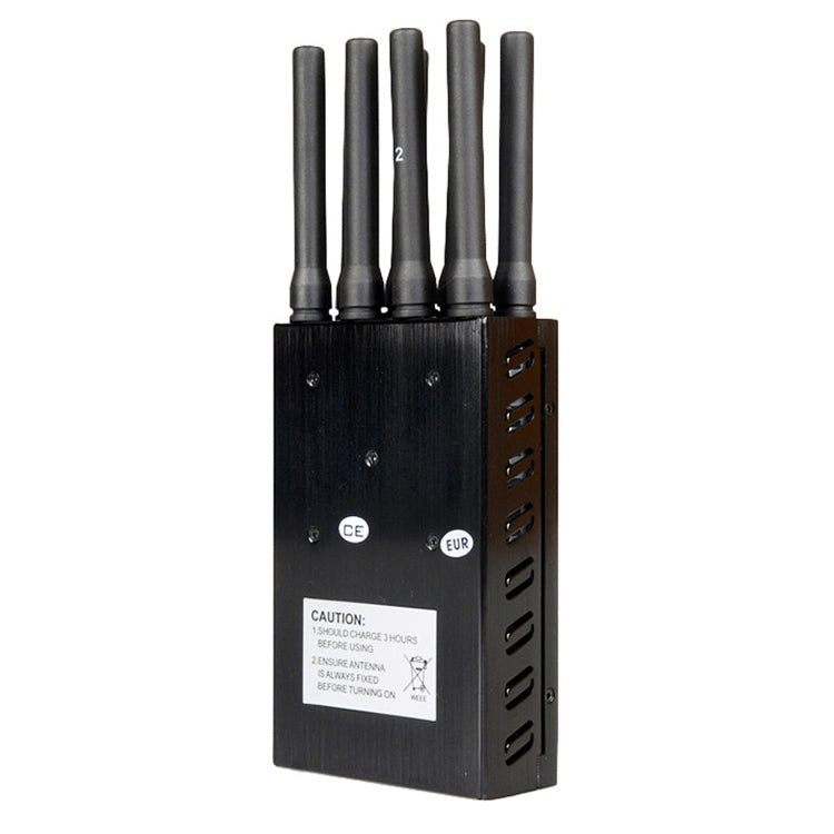 عازل إشارة الهاتف المحمول JAX-121A-8 GSM / DCS / WiFi / 3G / 4G / GPS / LOJACK، التغطية: 20 مترًا، GSM / DCS / WiFi / 3G / 4G / GPS / LOJACK