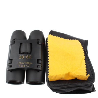 Mini Folded Field 7.2 Degree 126m / 1000m 30 x 60mm Red Multi-Coated Day Vision Outdoor Telescope Binoculars