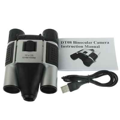 10×25mm 5 in 1 (Binocular Camera + Video Camera + Digital Camera + PC Cam + TF Card Reader) Digital Camera Binoculars, Field of View: 101m/1000m, Size: 135 × 100 × 24mm