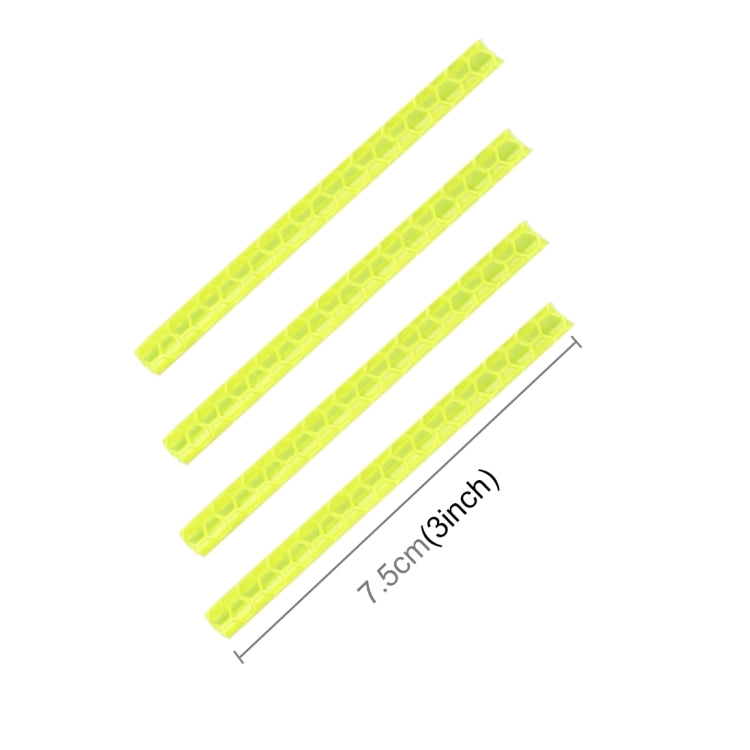 OQSPORT 12 PCS Bicycle Wheel Spoke Reflector Reflective Mount Clip Tube Warning Light Strip