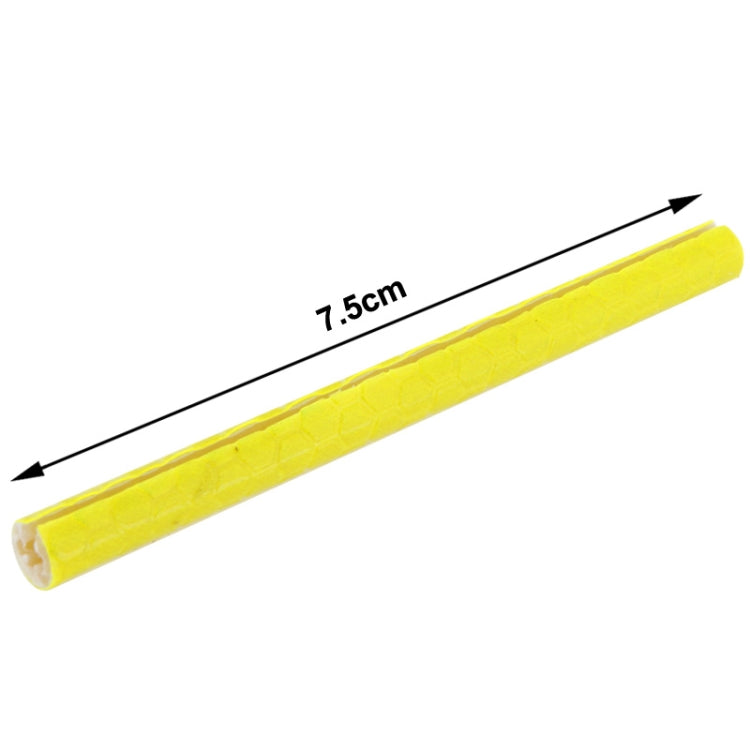 OQSPORT 12 PCS Bicycle Wheel Spoke Reflector Reflective Mount Clip Tube Warning Light Strip
