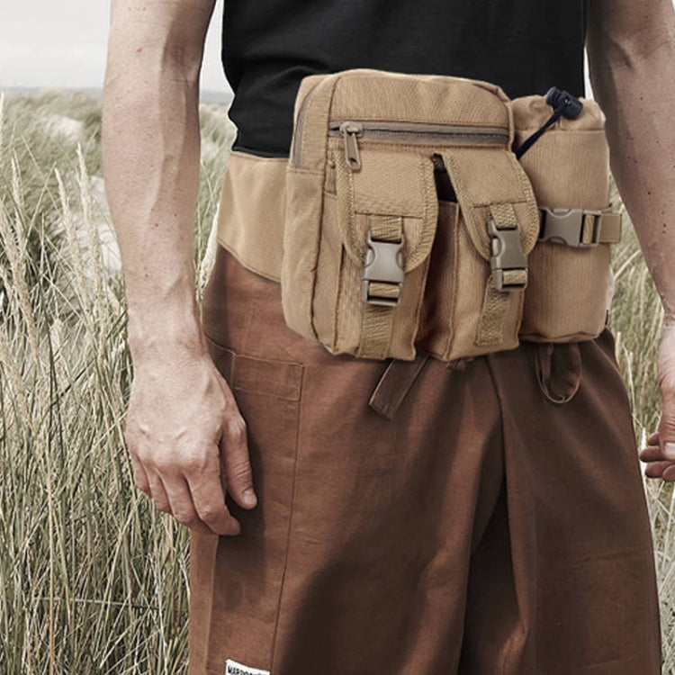 Outdoor Waist Bag with Water Bottle Pouch