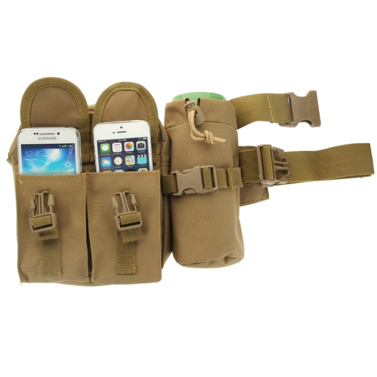 Outdoor Waist Bag with Water Bottle Pouch