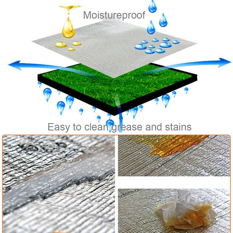 7mm Thickening of Double Aluminum Moisture Pad / Camping Sleeping Pad, Size: 200cm x 200cm