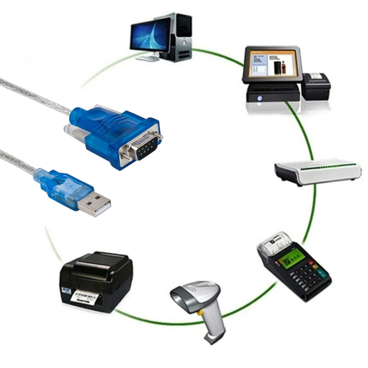 كابل USB إلى RS232 (توصيل عشوائي اللون)، USB إلى RS232 (مع IC واحد)، USB إلى RS232 (مع IC اثنين)، USB إلى RS232 (بجودة عادية)